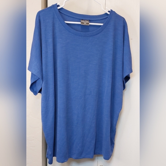 32 Degrees Cool Size XXL Short Sleeve Shirt/Tee Crew Neck Ribbed Top Athletic - Picture 1 of 8